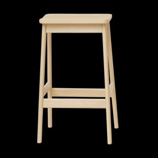 Form & Refine Angle Standard barkruk 65 cm Beukenhout