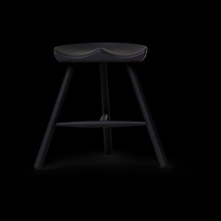 Form & Refine Shoemaker Chair stoel Nr. 49 Zwart