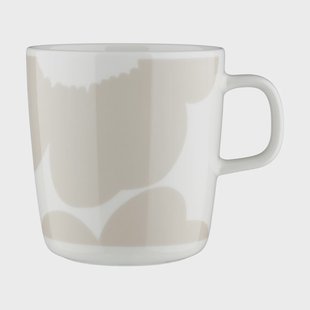 Marimekko Iso Unikko mok 40 cl Wit-stro