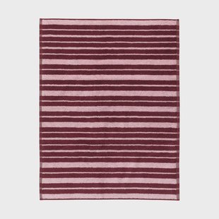 Marimekko Raide badkamermat 50x70 cm Bordeauxroze