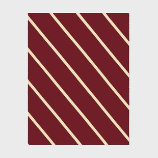 Marimekko Basso katoenstof Wijnrood-creme