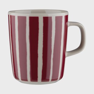 Marimekko Oiva Piccolo mok 25 cl Bordeaux