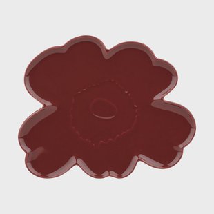 Marimekko Unikko Shape schaal 32 cm Bordeaux