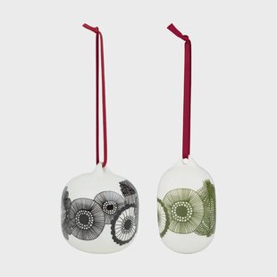 Marimekko Siirtolapuutarha julkulor 2025 2 delar Wit-zwart-groen