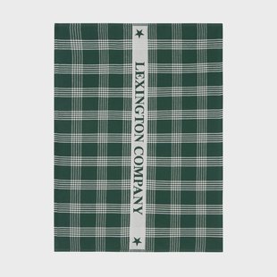 Lexington Lexington biologische katoen keukendoek 50x70 cm Green-white