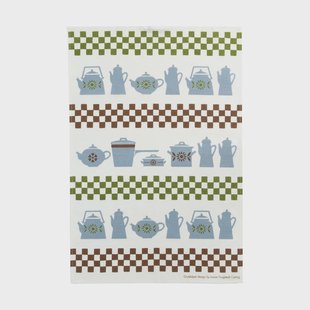 Almedahls Grytskåpet theedoek 47x70 cm Multi-blauw-groen