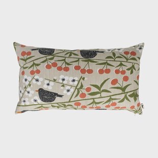 Almedahls Kersenboomtuin kussenhoes Beige, 40x70 cm