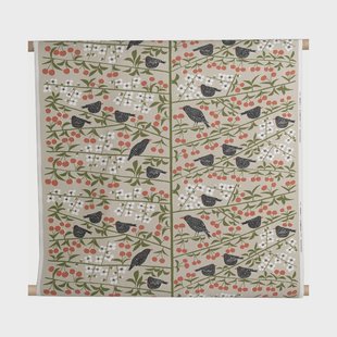 Almedahls Körsbärsträdgården stof Beige