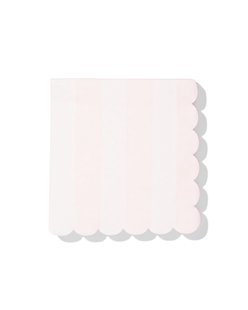 HEMA Servetten 24x24cm papier strepen roze - 20 stuks