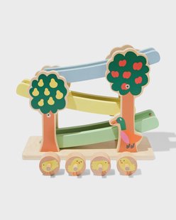 HEMA Rollerbaan met kuikentjes hout