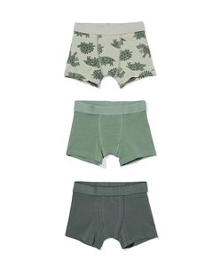 HEMA Kinderboxers dino - 3 stuks groen (groen)