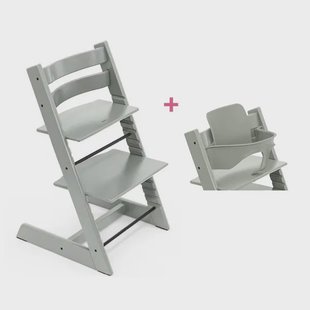 Stokke Tripp Trapp kinderstoel .babyset  glacier green