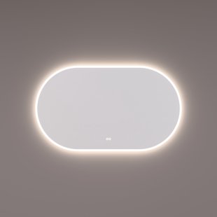 Spiegel Hipp Design SPV 13700 Ovaal 160x70 cm Met Verlichting Incl. Spiegelverwarming