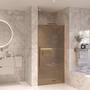 Nisdeur Set Sanivo Vigo Champagne Glas 100x200 Geborsteld Brons