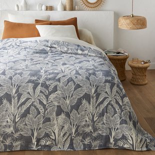 Beddensprei in jacquard, omkeerbaar, Siamang