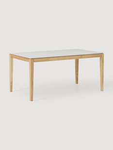 Eettafel Jackson met tafelblad in marmerlook, verschillende formaten