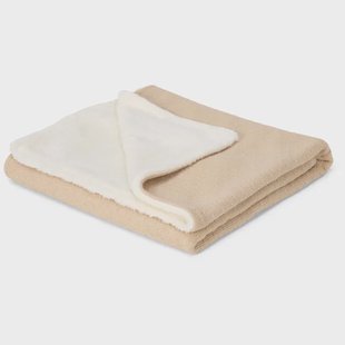 Little Dutch ledikant deken gebreid pure