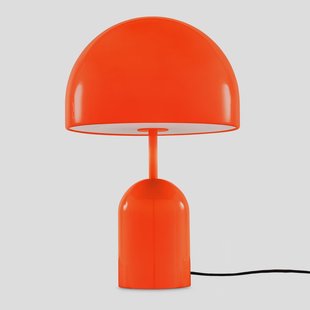 Bell tafellamp H42,5 rood Tom Dixon - Woonkamer - Designer - Metaal - Met lampenkap