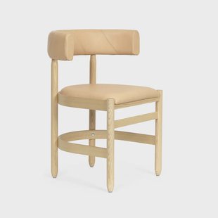 Källemo Botero armstoel Leder Tärnsjö 8800 natural-gelakt essenstandaard