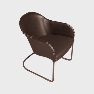Källemo Ingo fauteuil Cigarbruin-koperbehandeld