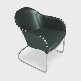 Källemo Ingo fauteuil Groen-mat chroom