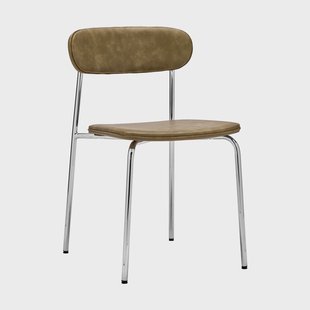 House Doctor Pova stoel Crome-khaki