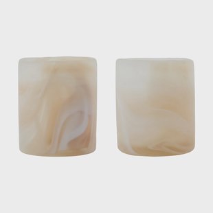 House Doctor Kae theelichthouder Ø7x8 cm Beige