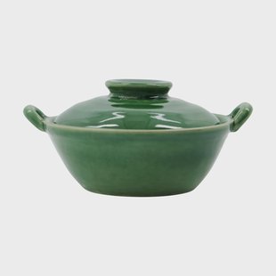 House Doctor Diva pot met deksel Groen