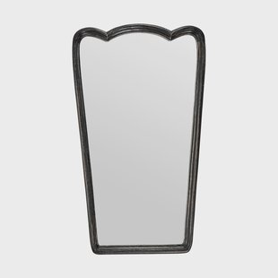 House Doctor Jamp wandspiegel met lijst 90 cm Zwart