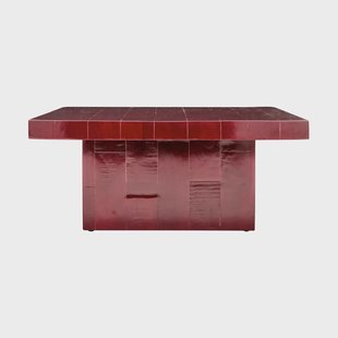 House Doctor Brick salontafel 100x100x44 cm Rood