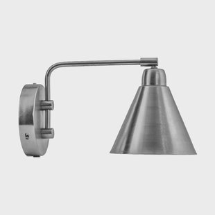 House Doctor Game wandlamp geborsteld zilver Klein, 30 cm