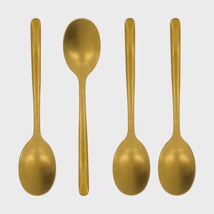 Nicolas Vahé Nicolas Vahé theelepel 4-pack Antiek gouden afwerking