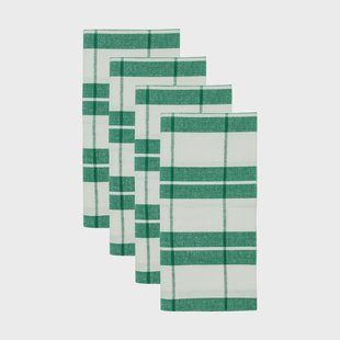 Nicolas Vahé Chef katoenen servet 4-pack Groen