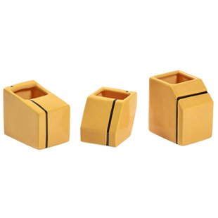 Serax Silos Mini Vaas Set Van 3 Yellow