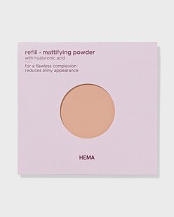 HEMA Navulling mattifying powder 21 soft rose