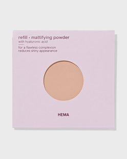 HEMA Navulling mattifying powder 22 cream rose