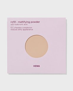 HEMA Navulling mattifying powder 18 soft sand