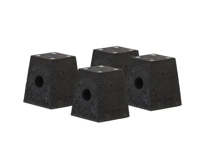 Betonpoer t.b.v. Cedrino Pergola universeel (4 stuks) - Laagste prijsgarantie!