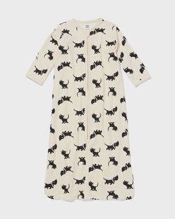 HEMA Takkie en Siepie slaapzak met afneembare mouwen katoen 0.5tog gebroken wit (gebroken wit)