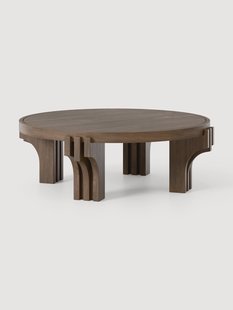 Ronde houten salontafel Nolan