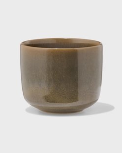 HEMA Mok 240ml Monaco reactief glazuur donkerbruin (donkerbruin)