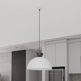 EMIBIG LIGHTING Hanglamp Lunaro, wit, Ø 40 cm, metaal