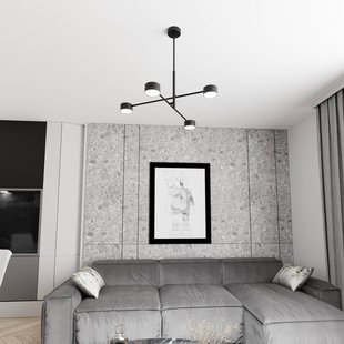 EMIBIG LIGHTING Hanglamp Natsu, lengte 64 cm, metaal, 4-lamps.