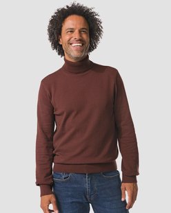 HEMA Heren coltrui Marco donkerbruin (donkerbruin)