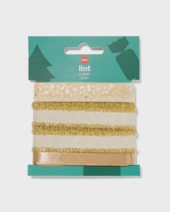 HEMA Cadeaulinten 3m goud - 3 sstuks