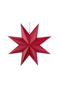 Pip Studio Kerstster Papier Strepen Donkerrood 60cm