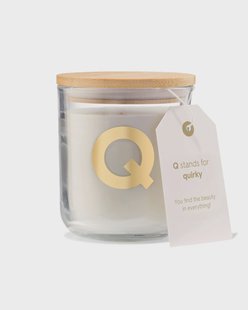 HEMA Kaars in glas Ø8x10cm letter Q