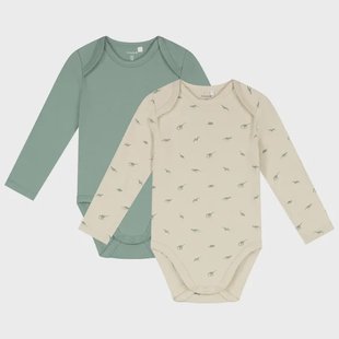 Prénatal romper kleine dino 2 stuks