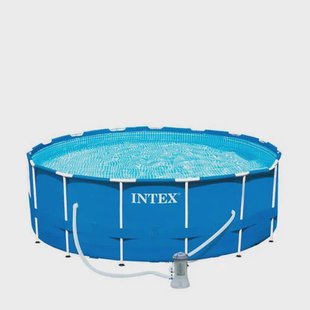 Intex Frame zwembad Ø 457x122 cm met filterpomp