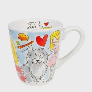 Blond Amsterdam mok Dog Lover (350 ml)